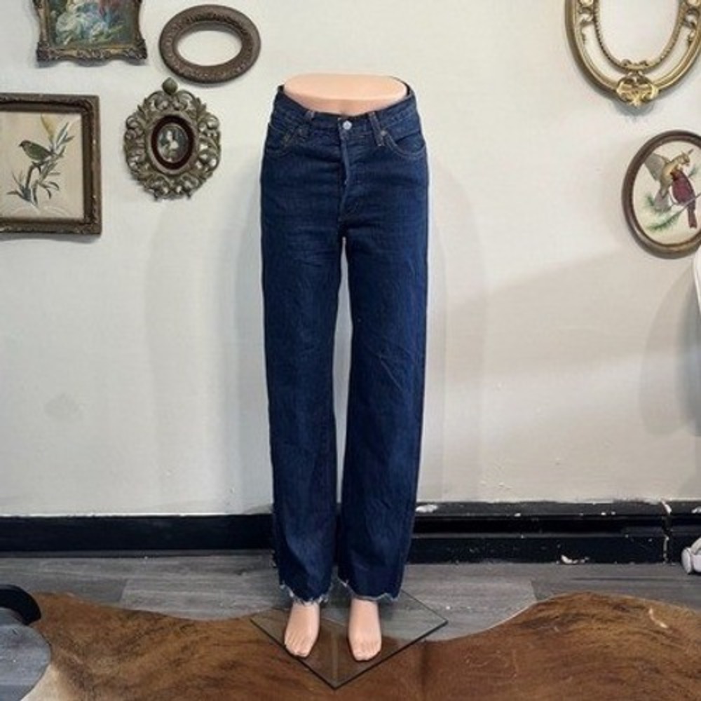 Levi's Premium Women's‎ Ribcage Straight Ankle Jeans Indigo 25